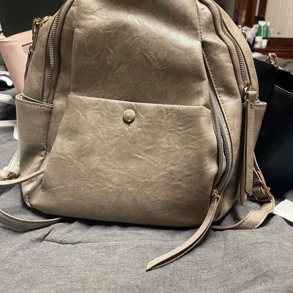 Elegant Tan Women's Backpack